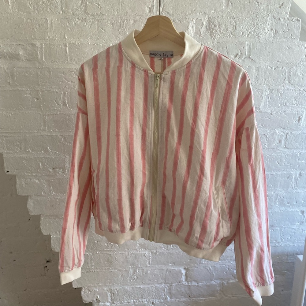 Maggie Jayne. Cotton Bomber. M/L